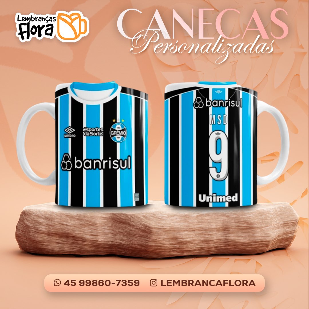 Canecas Grêmio