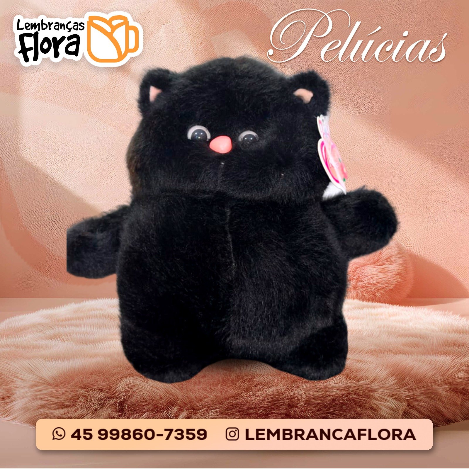 Gatinho Preto Elegante