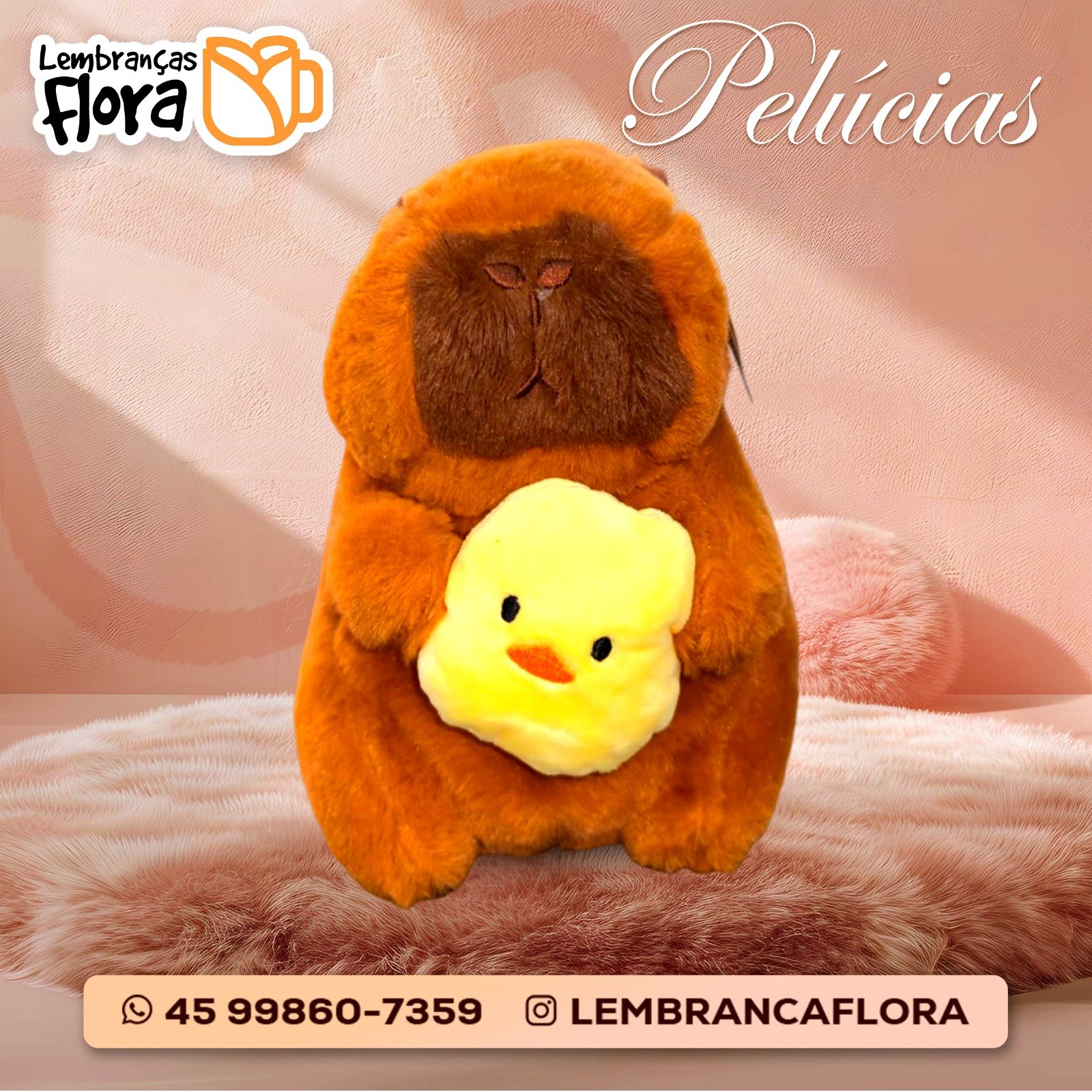 Capivara com Patinho