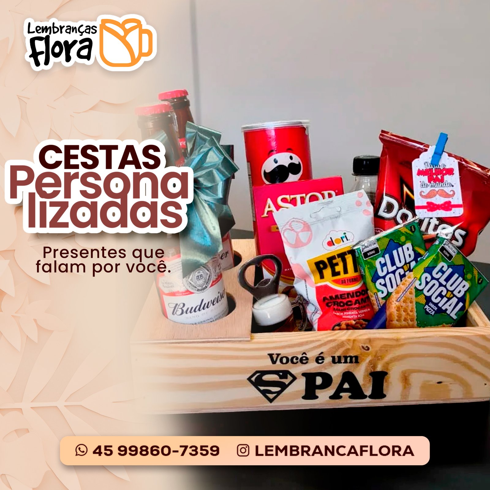 Cestas Dia dos Pais  Super Pai