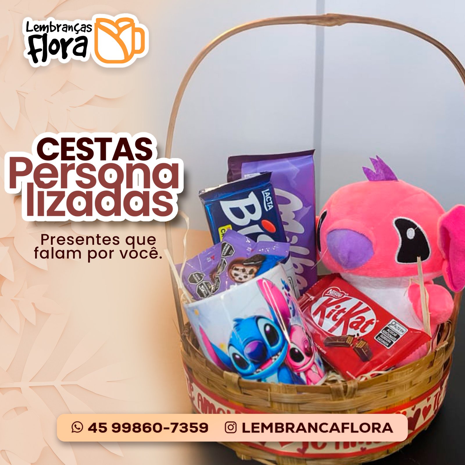 Cestas Lillo Stitch